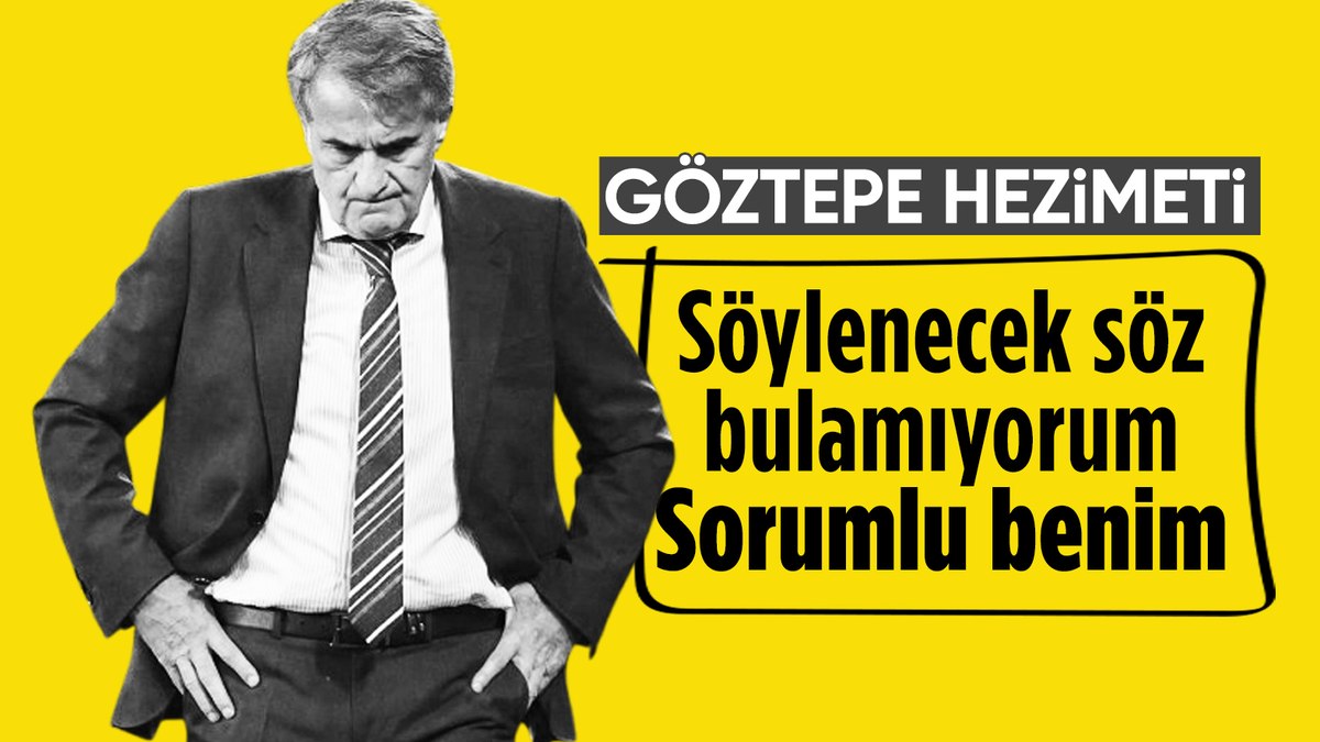 Trabzonspor Teknik Direktörü Şenol Güneş: Söyleyecek söz bulamıyorum