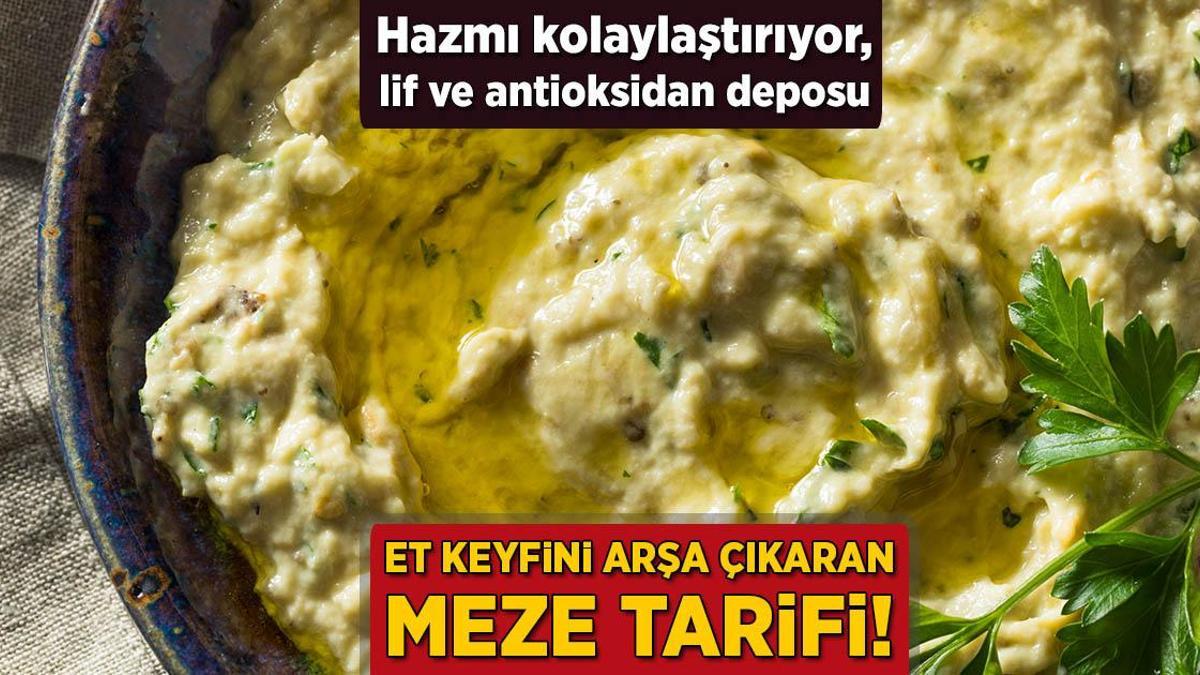 Et keyfini arşa çıkaran meze tarifi! Patlıcan, biber, yoğurt yetiyor: Hazım için birebir