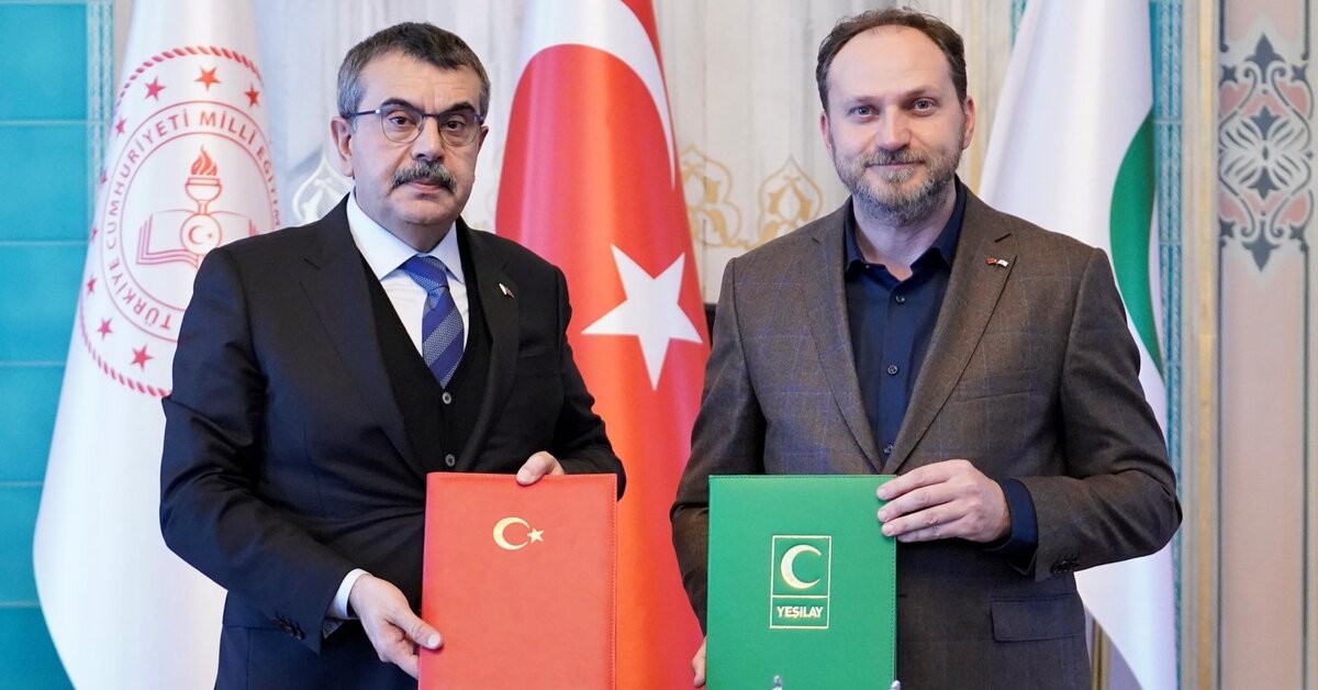 MEB ile Yeşilay arasında bağımlılıkla mücadele çalışmalarına yönelik iş birliği protokolü imzalandı