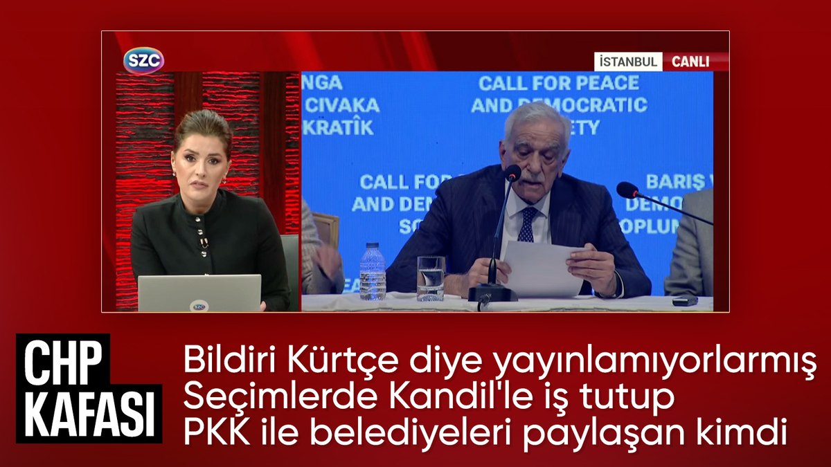 Sözcü TV, İmralı’dan gelen çağrının Kürtçe açıklamasını yayınlamadı