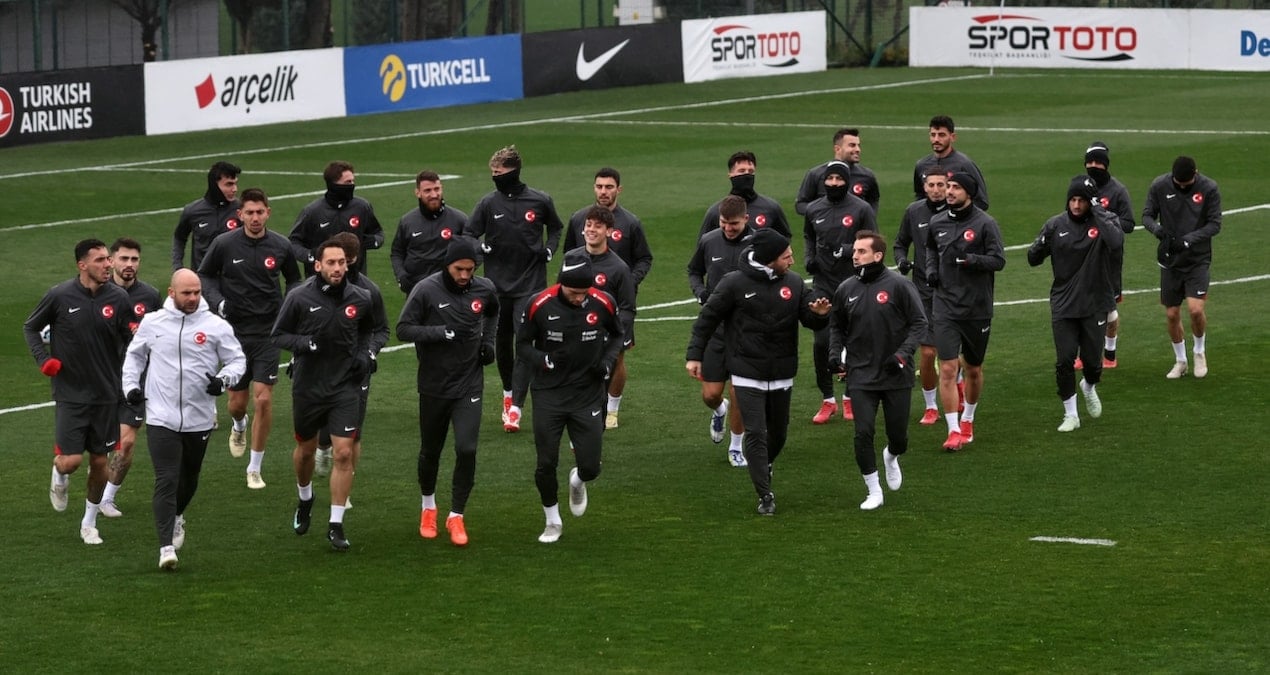 Milli Takım yağmur altında çalıştı